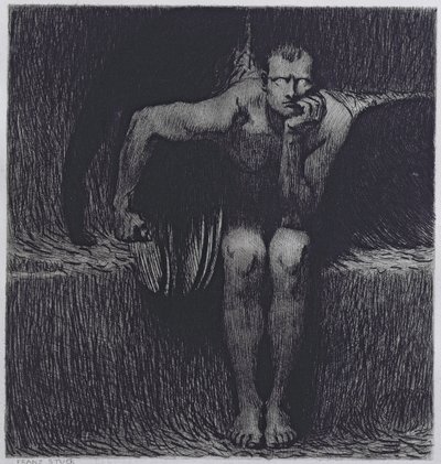 Lucifer by Franz von Stuck